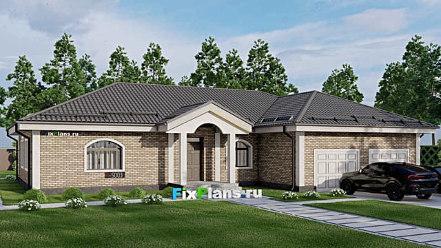 Одноэтажный дом F-5003